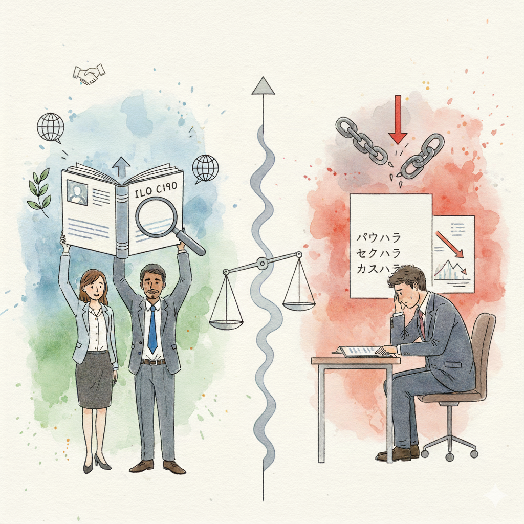 「ビジネスと人権」とハラスメントの定義～ ILO第190号条約と日本の労働法を比較